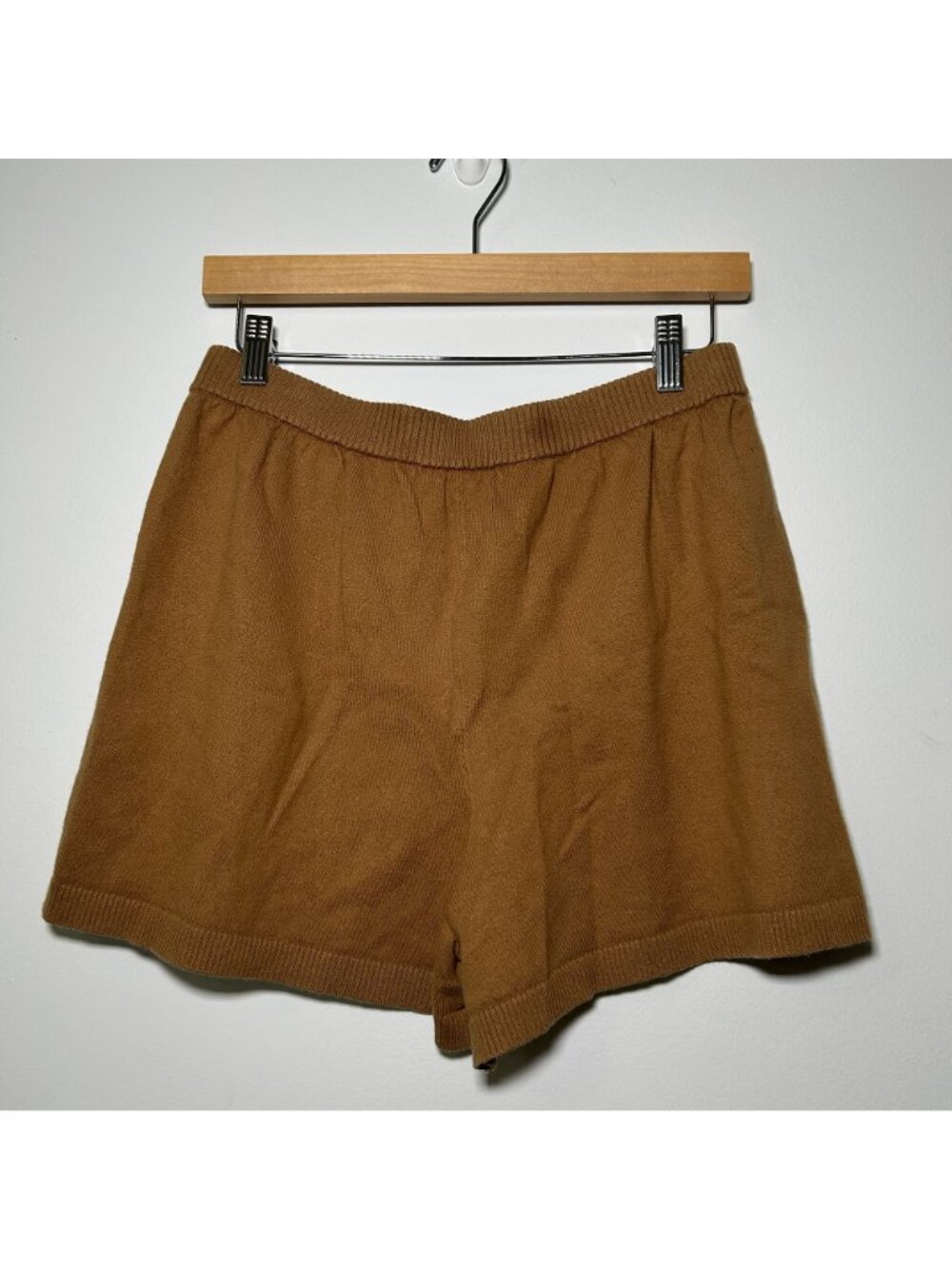 J.Crew Brown Knit High-Waisted Cotton Cashmere Sweater Short Women's Small S - Picture 5 of 5